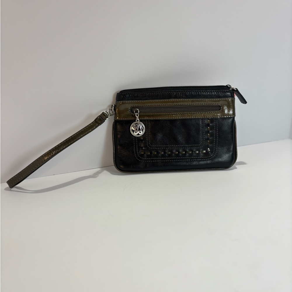 Stylish Black and Tan Women's Clutch